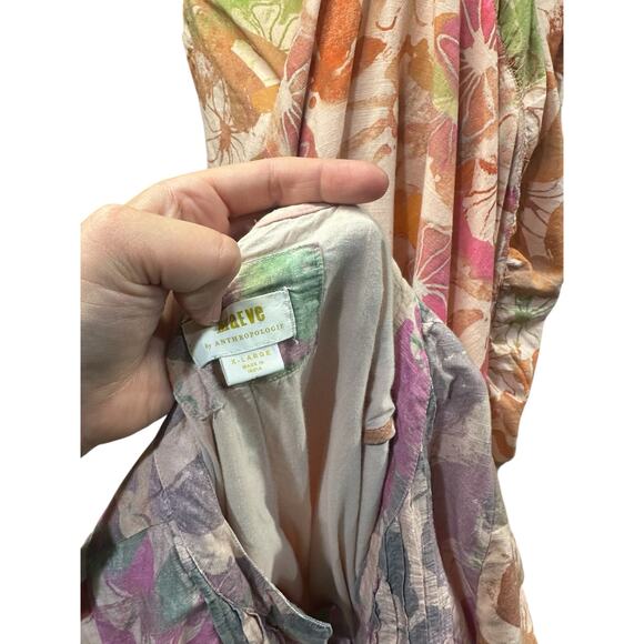 Anthropologie Multicolor Floral Maxi Dress - Picture 12 of 12